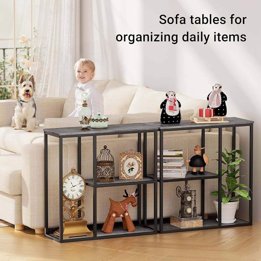 Amazon.com: WOHOMO Console Table, 12 Inch Narrow Entryway